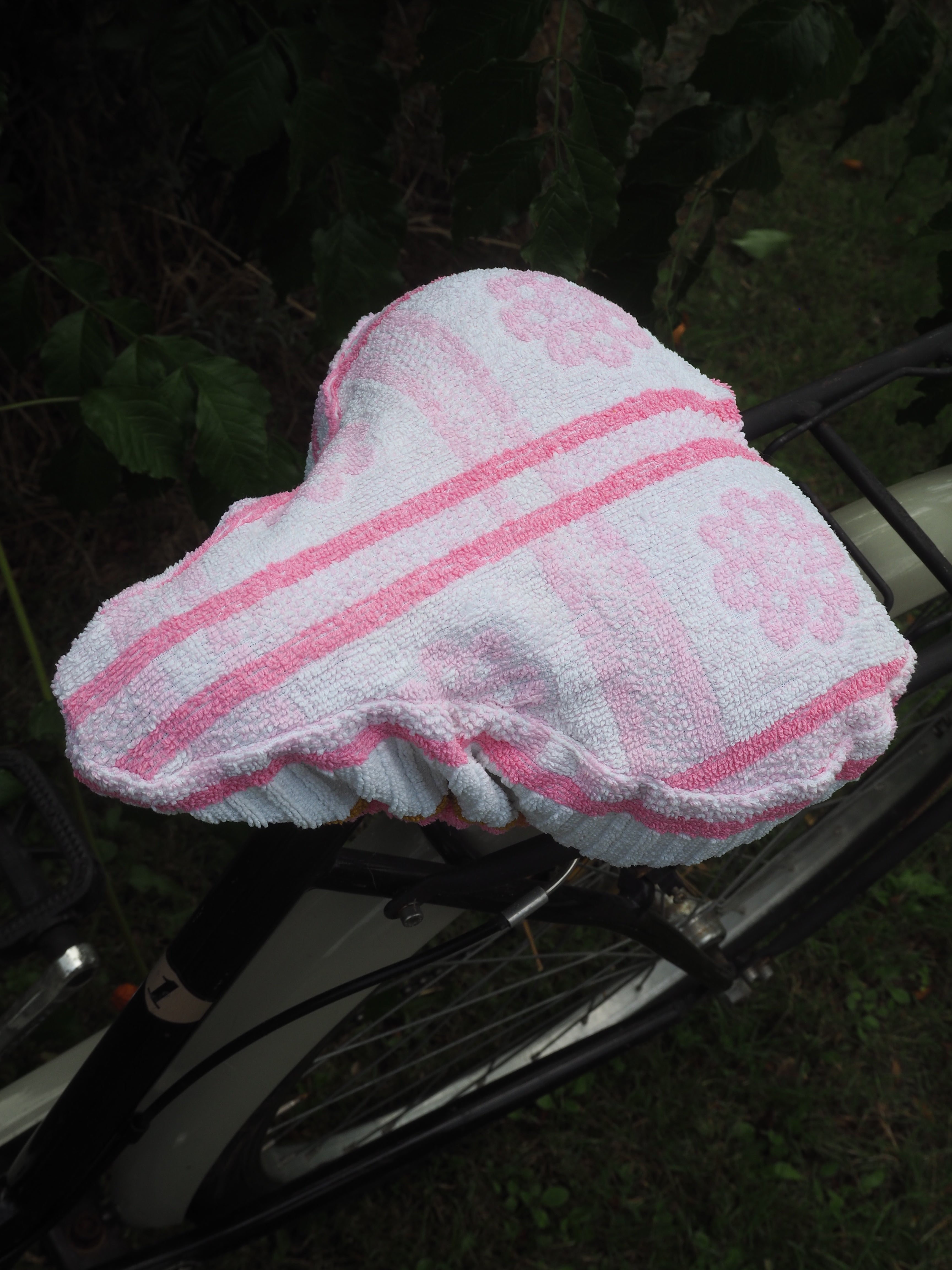 La selle de bain - une housse selle 100% éponge