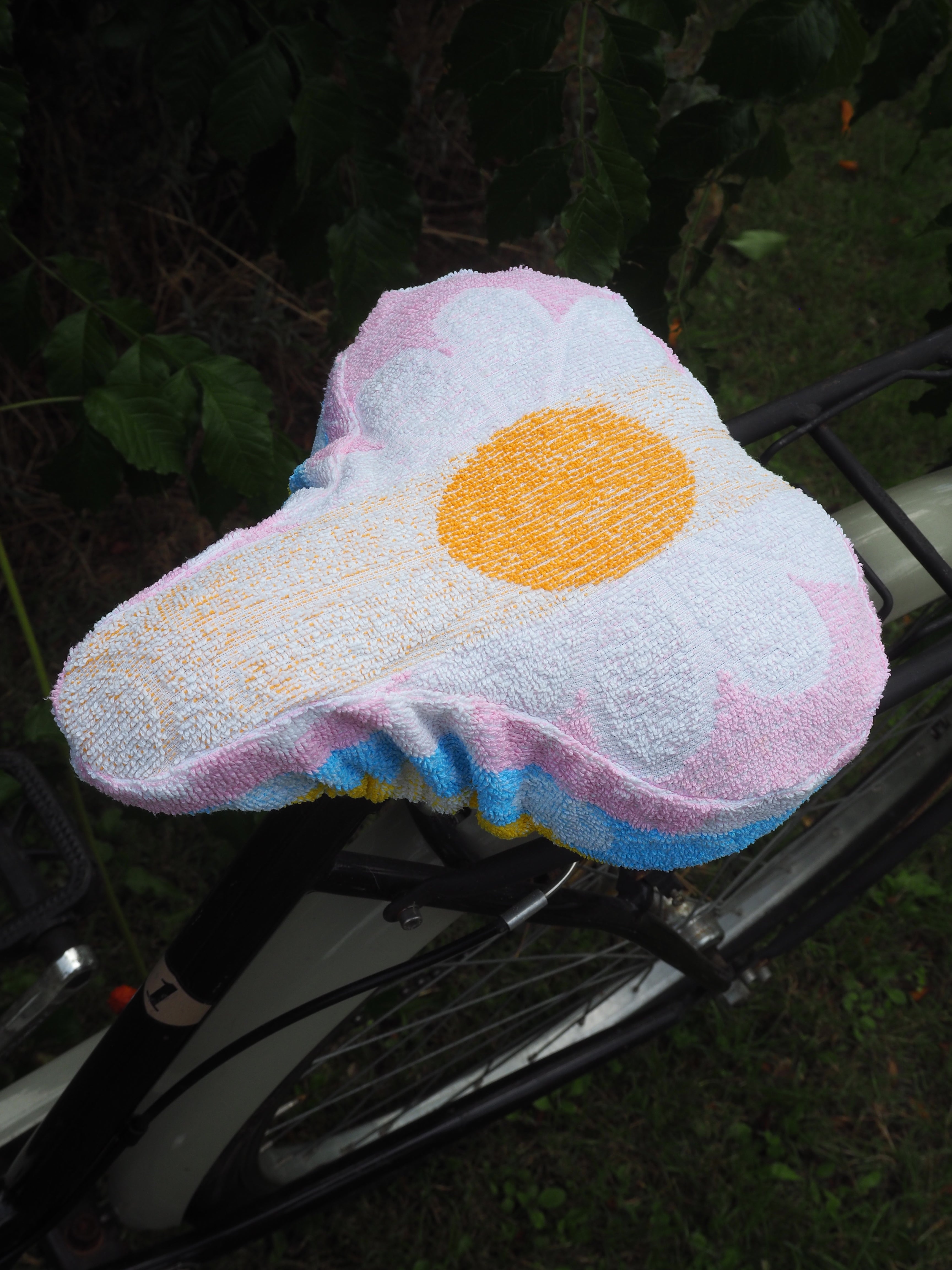 La selle de bain - une housse selle 100% éponge