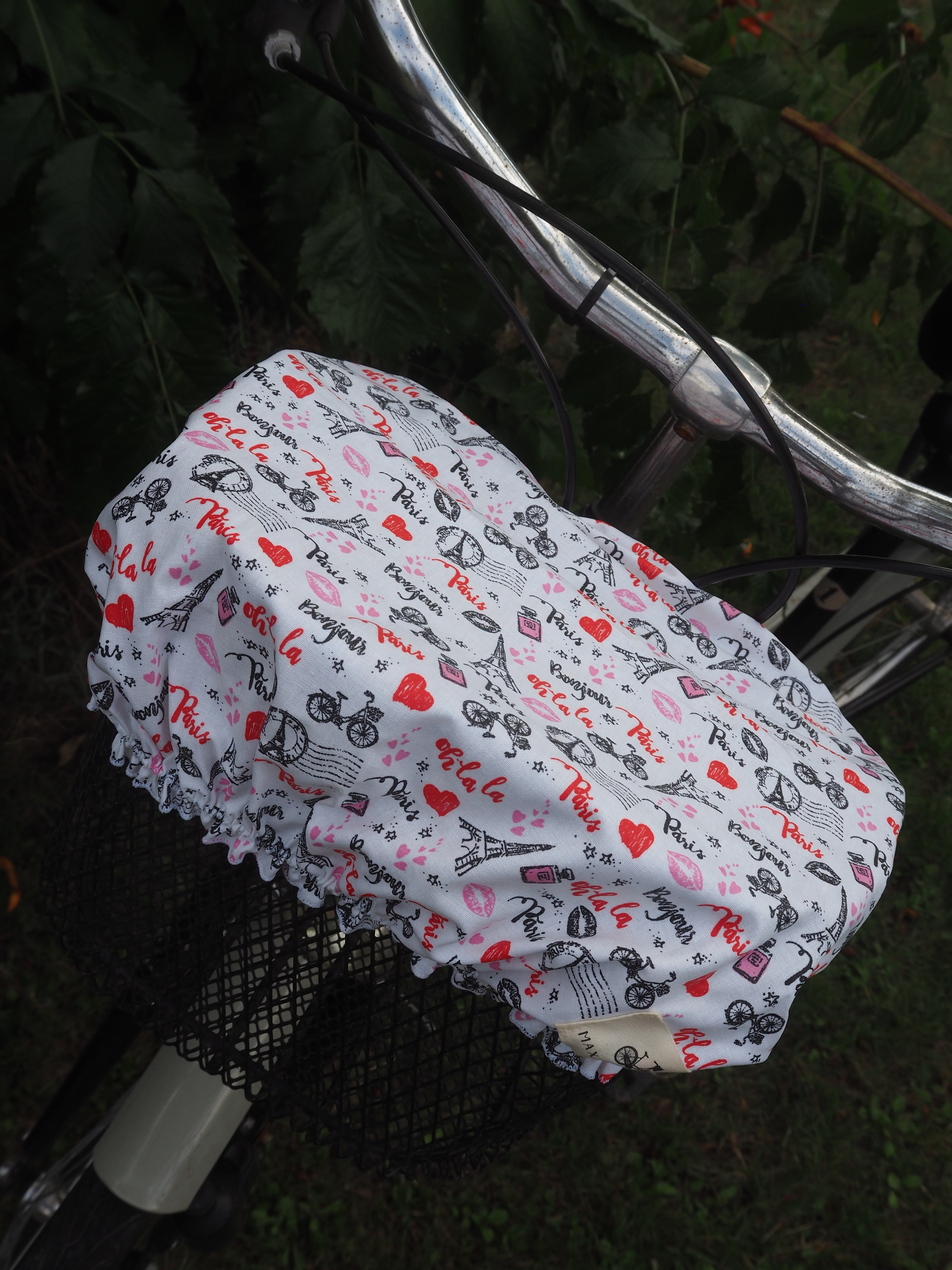Les Paniettes – Housses de panier vélo imperméables
