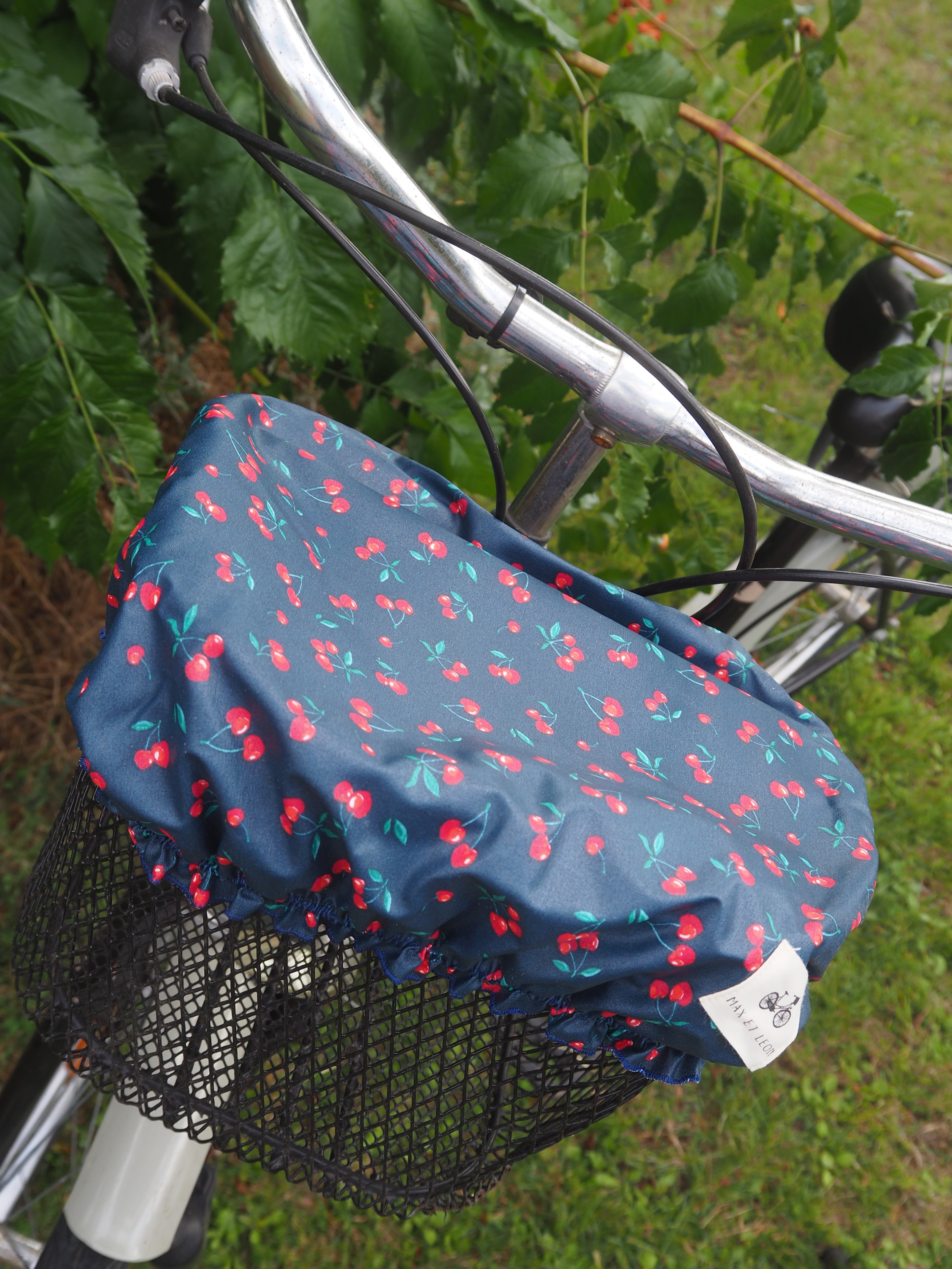 Les Paniettes – Housses de panier vélo imperméables