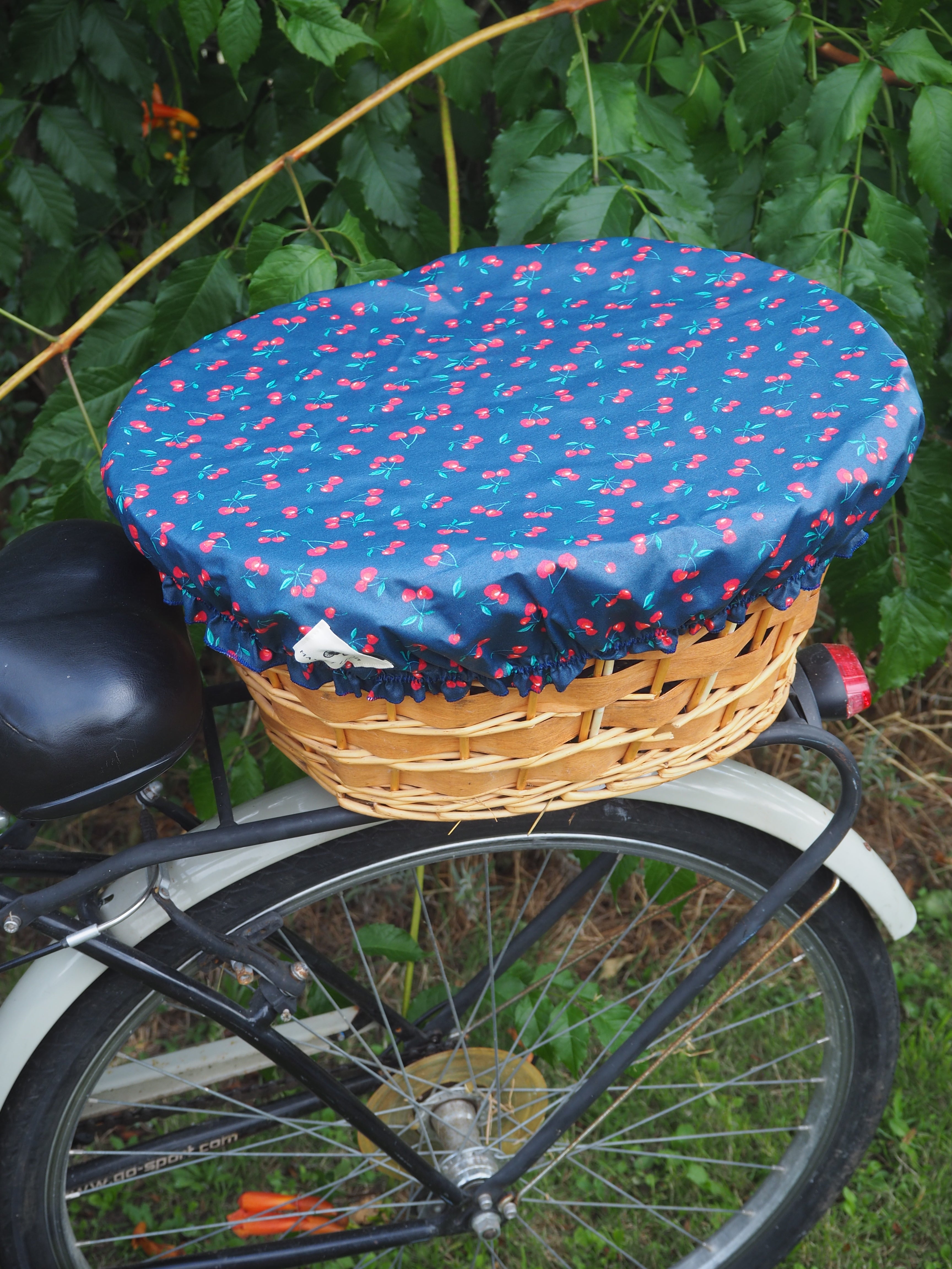 Les Paniettes – Housses de panier vélo imperméables